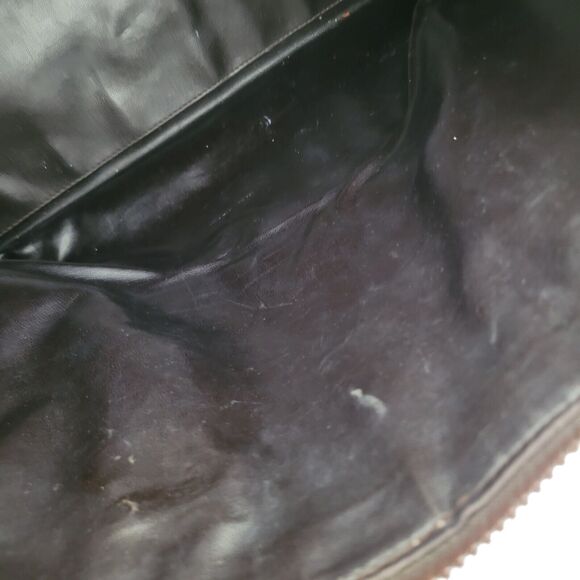 Celine Macadam Vintage Boston Bag Handbag Duffle Large Retro Brown - Picture 6 of 15